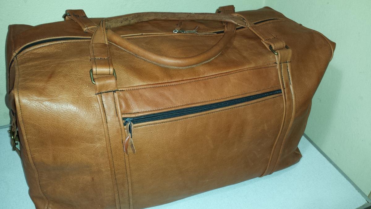 Leather &quot;duffle&quot; Bag - Patterns and Templates - 0