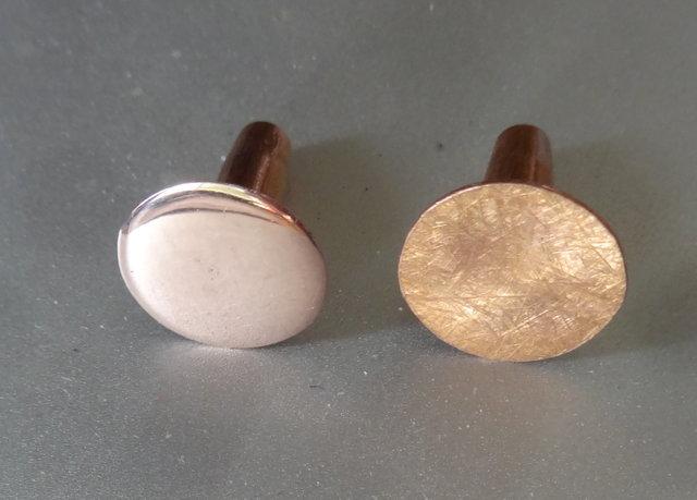 Our Tips to working with Solid Brass and Copper Rivets 