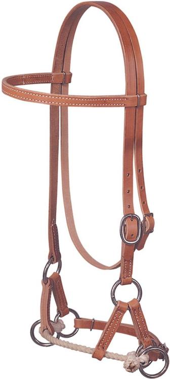 Weaver Leather Side Pull Single Rope Horse Harness slide 1 of 1