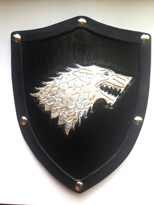 Game Of Thrones Shield (Stark) - Our Leatherwork Galleries