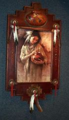 Leather frame for Bogel Painting