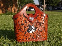 Market Bag with Boston Terrier