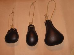 Simple leather bottles (Costrels)
