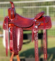 CB Scroll Border Saddle