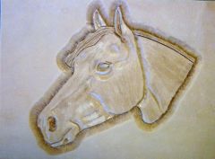 2nd horse head carving