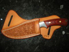 SOb carved knife sheath 