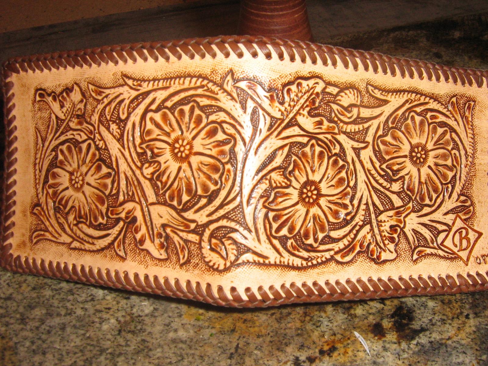 Wallet sheridan floral - Our Leatherwork Galleries - Leatherworker.net