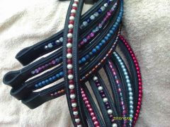 selection of beaded browbands