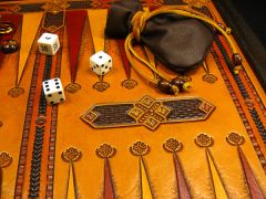 Ornamental tabletop Backgammon board, ver. 2