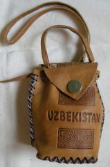 Декоративная сумочка из кожи..JPG