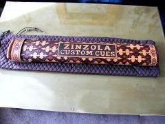 Zinzola Custom Cue case