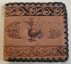 Souvenir wallet with Kazan emblem.