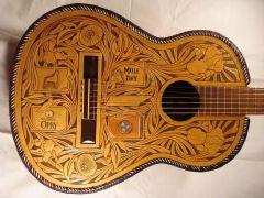 Guitar cover for South Central Leathercrafters' Guild