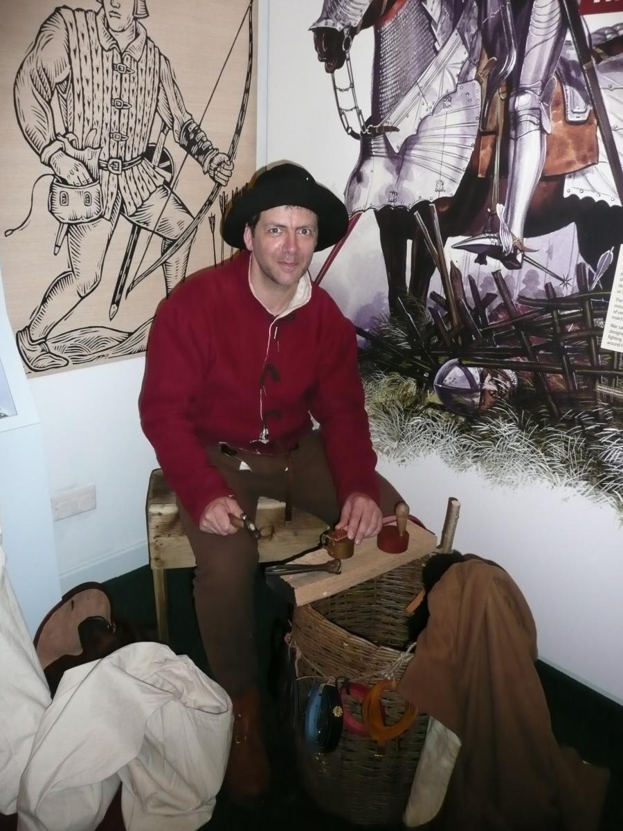 15th century reenactor