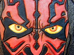 Close up of the Darth Maul panel