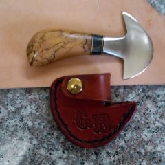 Quick Bench Sheath for my New J. Cook Round Knife