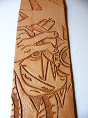 Guitar strap in progress