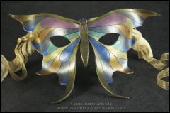 Metallic Butterfly Mask by Eirewolf