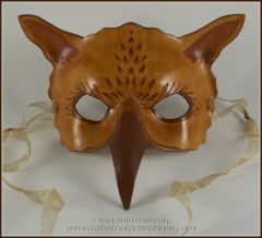 Sepia Gryphon Mask by Eirewolf