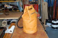Bridle Panel Hide Duffle Bag