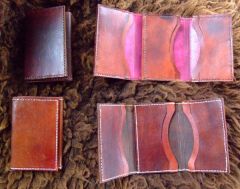 Trifold Card Wallets   4 versions