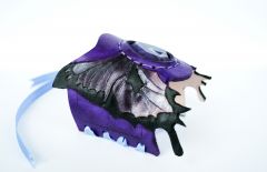 purple butterfly cuff side