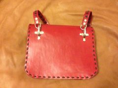 Saddle bag purse