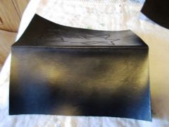 stylized horse checkbook cover
