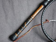 Bull whip handle
