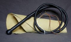 Cowhide bullwhip