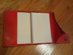 Inside of the notebook cover