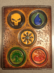Magic The Gathering Notbook Cover Back