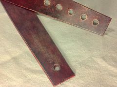 Custom Cut-to-Length Strap in "Blown Red" Finish