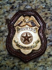 Badge HolderHouston Arson Bureau Investigator Badge and Holder