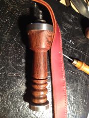 Cocobolo edge burnisher
