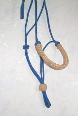 Rope halter details.