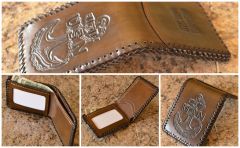 A wallet for a Navy buddy.