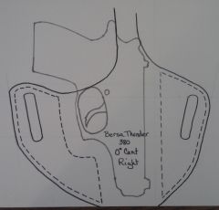 Pancake Holster Pattern No Cant