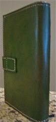 Green floral book/journal cover (back view)