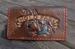 Nautical tattoo style business card/credit card wallet (side 2)