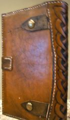 monogrammed book/journal cover (back view)