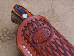 pouch sheath with JW Smith & Sons Custom Knife