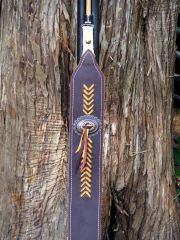 Rifle sling oil tanned leather