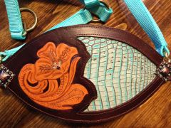 Floral Bronc Halter