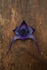 Orchid Druzy Necklace