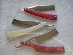 3 handmade straight razors