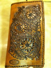 floral roper wallet stain