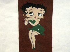 Betty Boop Leather Image
