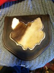 Kudu inlay shoulderbag