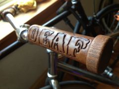 Custom bicycle grips